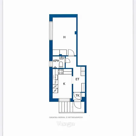 Apartamento Yksioe 1 Km Jokirannasta Foeriltae/ 2 Km Torilta