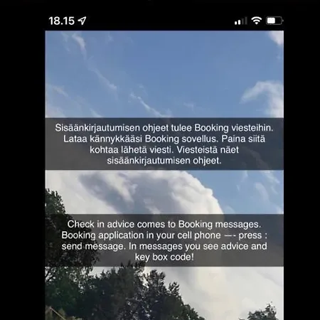 Yksioe 1 Km Jokirannasta Foeriltae/ 2 Km Torilta *